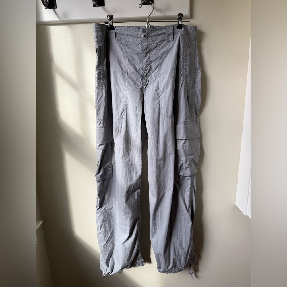 ABERCROMBIE & FITCH Cargo Utility Pants Lightweight Gray Comfy Stretch M